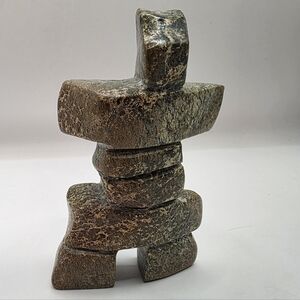 Inushuk Inuit Handcarved Soapstone  Vintage